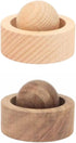 NUEAYMS Handmade Wooden Sphere Essential Oil Diffuser Natural Aromatherapy Decorative Long Scent Sphere Shaped