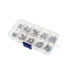jiuxinyun 80PCS 10 Types AAA Replacement Metal Batteries Spring Contact Plate Silver for Batteries
