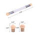 WOKOTO 3 Pcs Nail Ombre Brushes For Nail Art Brushes Set With 8 Addtional Nail Sponges Set Ombre Nail Brushes For Acrylic Application Gradient Gel Ombre Brushes Nails Nail Acrylic Brushes Set