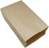 PABCK Flat Bottom Brown Kraft Paper Wax Bags, 50 Pcs Food Storage Containers for Lunch, Sandwich, Craft