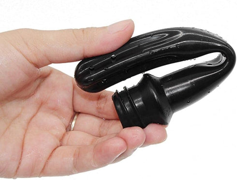 misppro Bulb 310ml Vaginal Rubber Douche Deep Shower Douche Cleansing for Intimate and Anal Hygiene, Capacity, Black