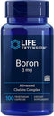 Life Extension Boron 3 mg with Riboflavin (Vitamin B2) – Supports Healthy Bones & Immune Function – 100 Capsules