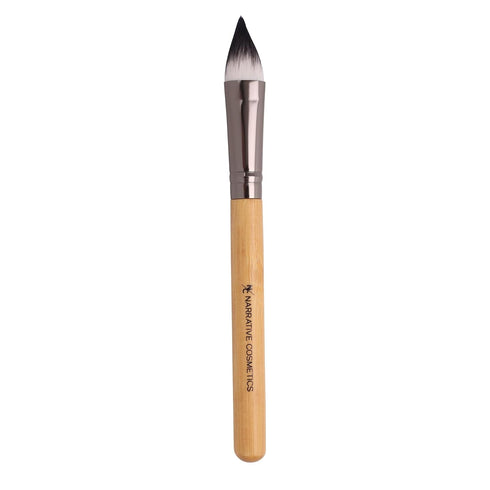 SFX Large Filbert Makeup Brush with Natural Bamboo Handles & Synthetic Bristles