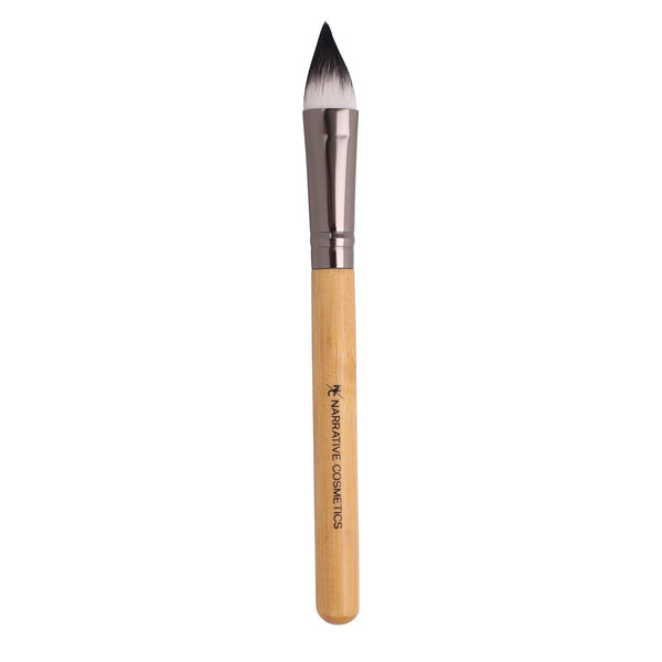SFX Large Filbert Makeup Brush with Natural Bamboo Handles & Synthetic Bristles