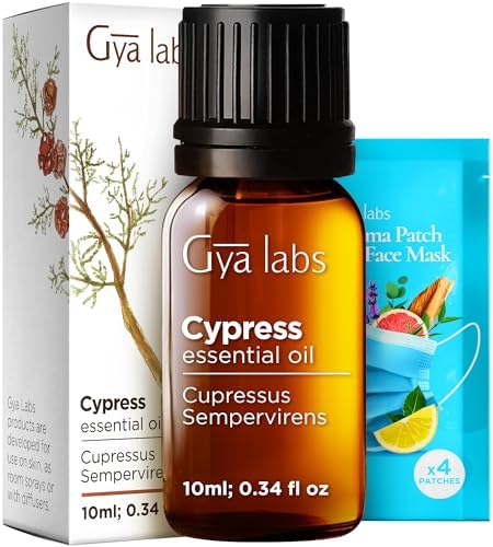 Set Set 2x10ml Cypress Essential Oil for Skin & Neroli Essential Oil for Skin - Aromatherapy Grade Essential Oils