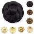 Synthetic Hair Bun Donut Braided Hair Chignon Accessories Large Size (#1003)