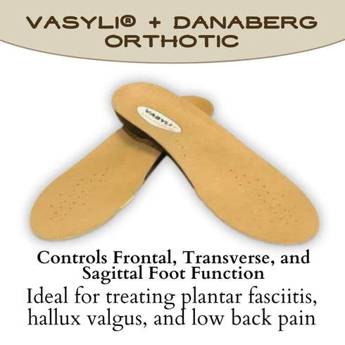 Vasyli+Dananberg 1st Ray Orthotic - X-Large, Full-Length Insole, Heat Moldable, Pain Relief