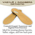 Vasyli+Dananberg 1st Ray Orthotic - X-Large, Full-Length Insole, Heat Moldable, Pain Relief