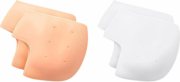 SAYUANVA Heel Sleeves for Women & Men, Silicone Heel Protectors for Cracked Heels