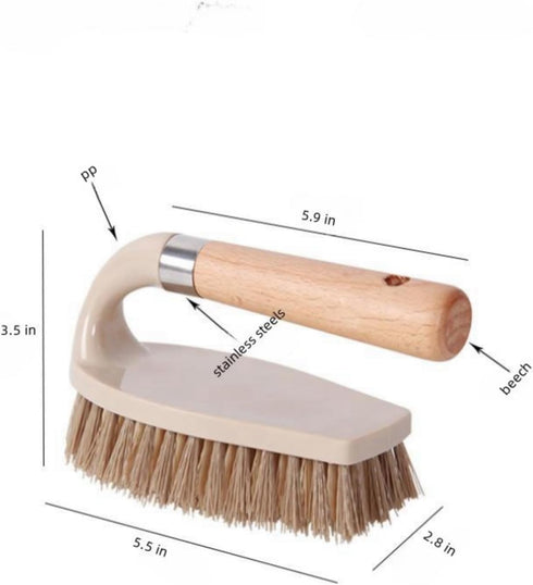 Brush, Scrubbing Brush for Carpet Cleaning, Heavy Duty Cleaning Brush with Stiff Bristles, Cleaning Shoes, Floors, Bathroom and Kitchen by XFSPYY