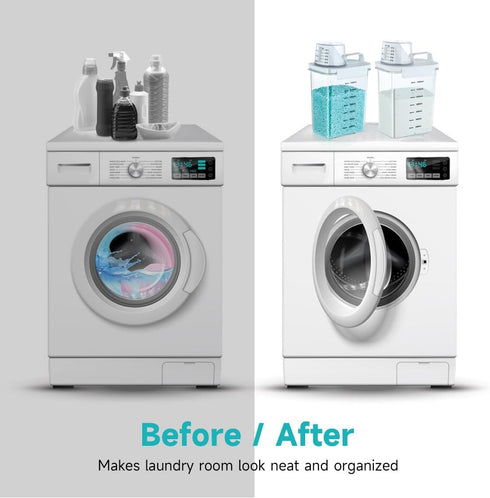 Tokokimo Laundry Detergent Dispenser - Powder & Scent Booster Beads Organizer for Laundry Room