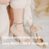 Magnetic Ankle Bracelets for Women - Stainless Steel Anklet with Blue Stones, Fashion Jewelry Present