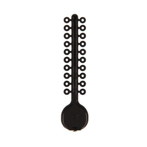 American Orthodontics Ligature 20 Stick Black - 50 Sticks/1,000 Ligatures Per Pkg, Hypo-Allergenic, Made in the USA