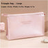 Makeup Bag Large Capacity, Waterproof Travel Cosmetic Bag for Women, Portable Toiletry Storage (Pink)