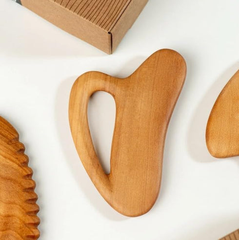 Wooden Gua Sha Massager for Face and Neck Personalized Gifts Anniversary Gift Unique Gift Personalized Gift for Wife
