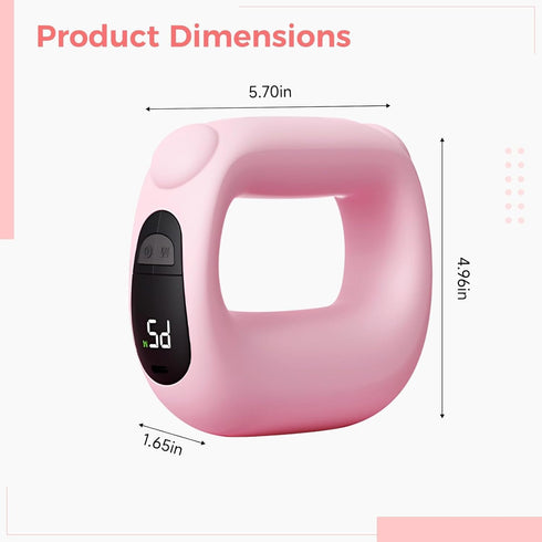 yeeplant 5 145 126 42 Mm O-Shaped Massager, Heated Tissue Vibration Massager for Neck; Shoulder and Yoga; Modes, X X