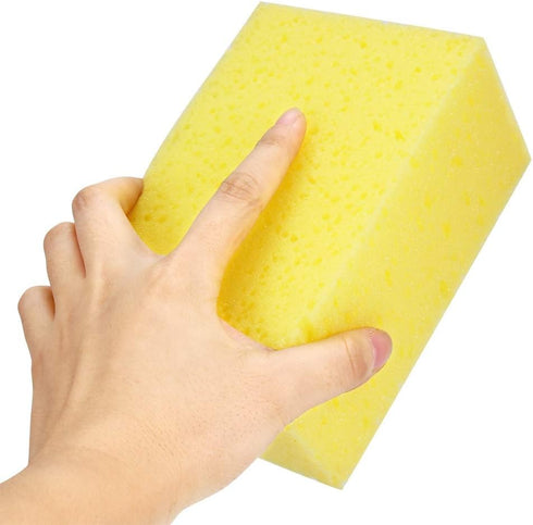 KIMISS Car Sponge Pad, Handheld Nonslip Shape Washing Cleaner Tool for Car Auto Motorcycle (5pcs)