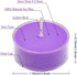 DEYBBY Scented Soy Wax Tealight Candles Bulk, Lavender Aromatherapy Candle for Stress Relief, Long Lasting for