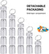 Drug Holder, Aluminum Alloy Waterproof Pill Key Chain Container with Key Ring for Outdoor Activities, Daily Use,