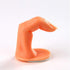 Practice Finger Nail Art Plastic Fake Fingers with Nails for Hand Nail Art Training Display Tools (10 Pcs)