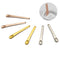 Tekson Metal Cosmetic Skincare Spatula, Mini Reusable Scoop for Cream, Lotions, Moisturizers (Rose Gold, Gold, Silver)