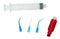 Oral Breeze Deep Pocket Irrigator Tips and Syringe, Low Flow Solution, Compatible with Oral Breeze Irrigator