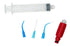 Oral Breeze Deep Pocket Irrigator Tips and Syringe, Low Flow Solution, Compatible with Oral Breeze Irrigator