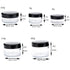 ZEJIA 10 Gram Sample Containers, 20 Count Cosmetic Jars with Lids, Refillable Small Plastic Containers (Black)