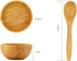Mask Bowl - Cute Small Eco Bamboo Mask Mixing Tool Set for Ladies DIY Cosmetic