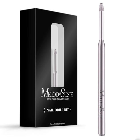 MelodySusie Cuticle Clean Nail Drill Bit, Professional Safety Carbide Under Nail Cleaner for Manicure Nail Salon