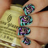 Nail Art Stamping Plate Bundle Set, 20 pcs Manicure Decoration Templates, Water-marbling, Floral, Galaxy