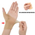Thumb Wrist Support Brace (2 Pcs), Elastic Gel Arthritis Fingerless Glove for Pain Relief