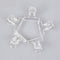 KADS Nail Extension Clips, 5pcs C Curve Pinching Clips, Multi-functional Clamp, 4 Colors for Acrylic Nails