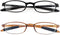 Lightweight Reading Glasses, Flexible Memory Plastic Readers for Men and Women