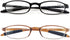 Lightweight Reading Glasses, Flexible Memory Plastic Readers for Men and Women