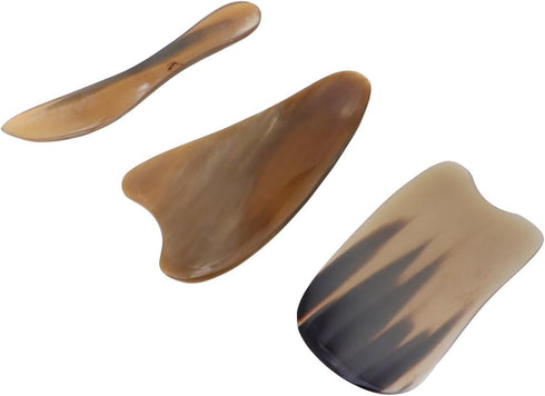 SALFEE 3pc Guasha Boards Gua Sha Tools Face Scraping Board Traditional Gua Sha
