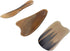 SALFEE 3pc Guasha Boards Gua Sha Tools Face Scraping Board Traditional Gua Sha