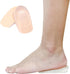 Premium Heel Cushions for Pain Relief & Shoe Comfort, Gel Inserts for Women and Men, Large, Beige