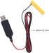 LR03 AAA Battery Eliminator, 2M USB Power Supply Cable, Replace 1 to 4pcs AAA Battery