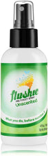 Flushie Pre-Toilet Spray, 8-Ounce Bottle, Bathroom Deodorizer, Perfect for Travel, Unscented, 1 Pack