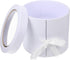 NIYANGLE Double-layer Flower Box for Fresh Flower Arrangement, White Single Piece Bouquet
