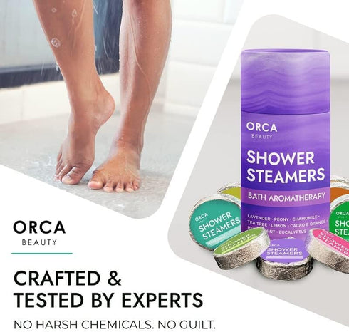 Shower Steamers (8 Scents) - Eucalyptus Shower Bombs, Unique Spa Gifts, Relaxation Gifts for Women & Men