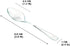 Loreso 50CT Mini Clear Plastic Dessert Spoons for Tasting Party, Ice Cream, Small Catering Supplies - Reusable BPA Free