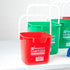 Restaurantware RW Clean 3 Quart Cleaning Bucket, Red Plastic Utility Bucket for Home or Commercial Use