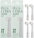 PLUS ULTRA Eco-Friendly Oral-B Compatible Electric Toothbrush Replacement Heads, 4 Heads Per Pack, Soft for Sensitive