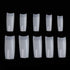 Yimart 500pcs Natural French Acrylic Style Artificial False Nails Tips with Box (Natural)