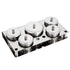 Nail Art Tools, 5pcs Stainless Steel Disinfection Case for Mini Powder & Liquid Set, Compact Manicure Tools