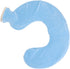 Light Blue U-Shaped Hot Water Bottle for Pain Relief