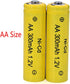 FULIN 12 Packs 1.2V AA 300mAh Ni-Cd Rechargeable Batteries for Solar Lights
