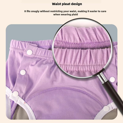 Reusable Cotton Adult Incontinence Diapers for Seniors Breathable, Leak-Proof, Washable Cloth Diapers, Absorbent Urine